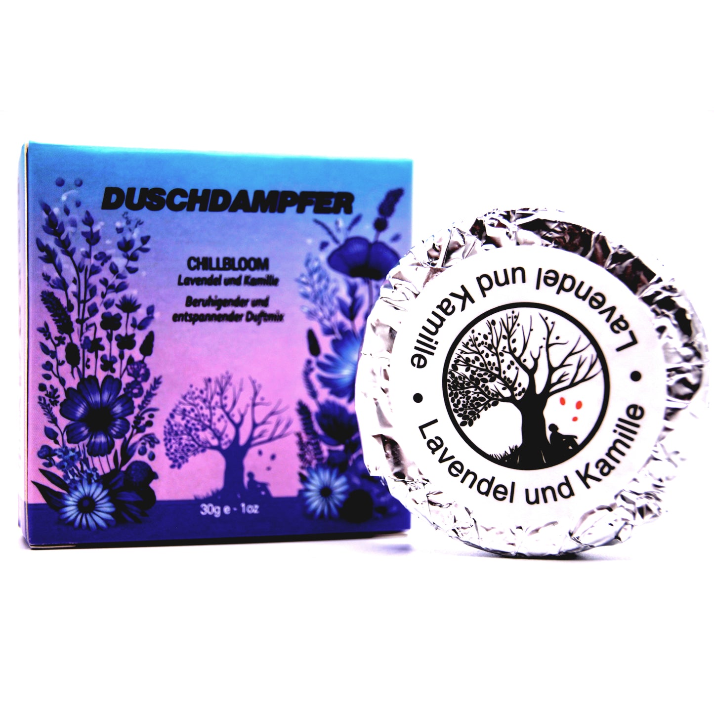 Duschdampfer „ChillBloom“ Lavendel und Kamille